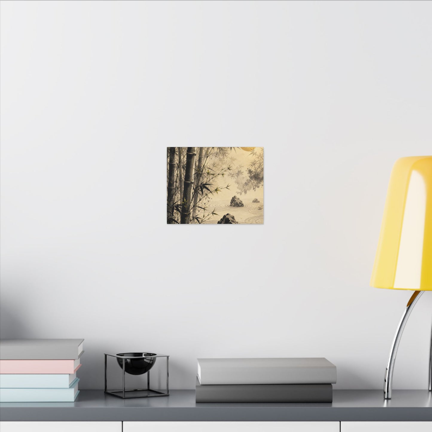 Peaceful Bamboo Grove Canvas Art - Karesansui Zen