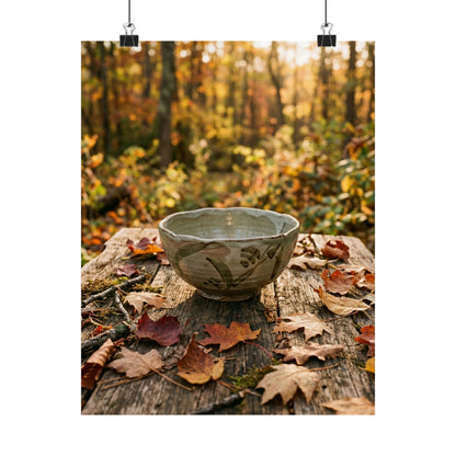 Fukinsei Rock Garden Wall Art Print - Dark Japandi Moody Minimal Art Print