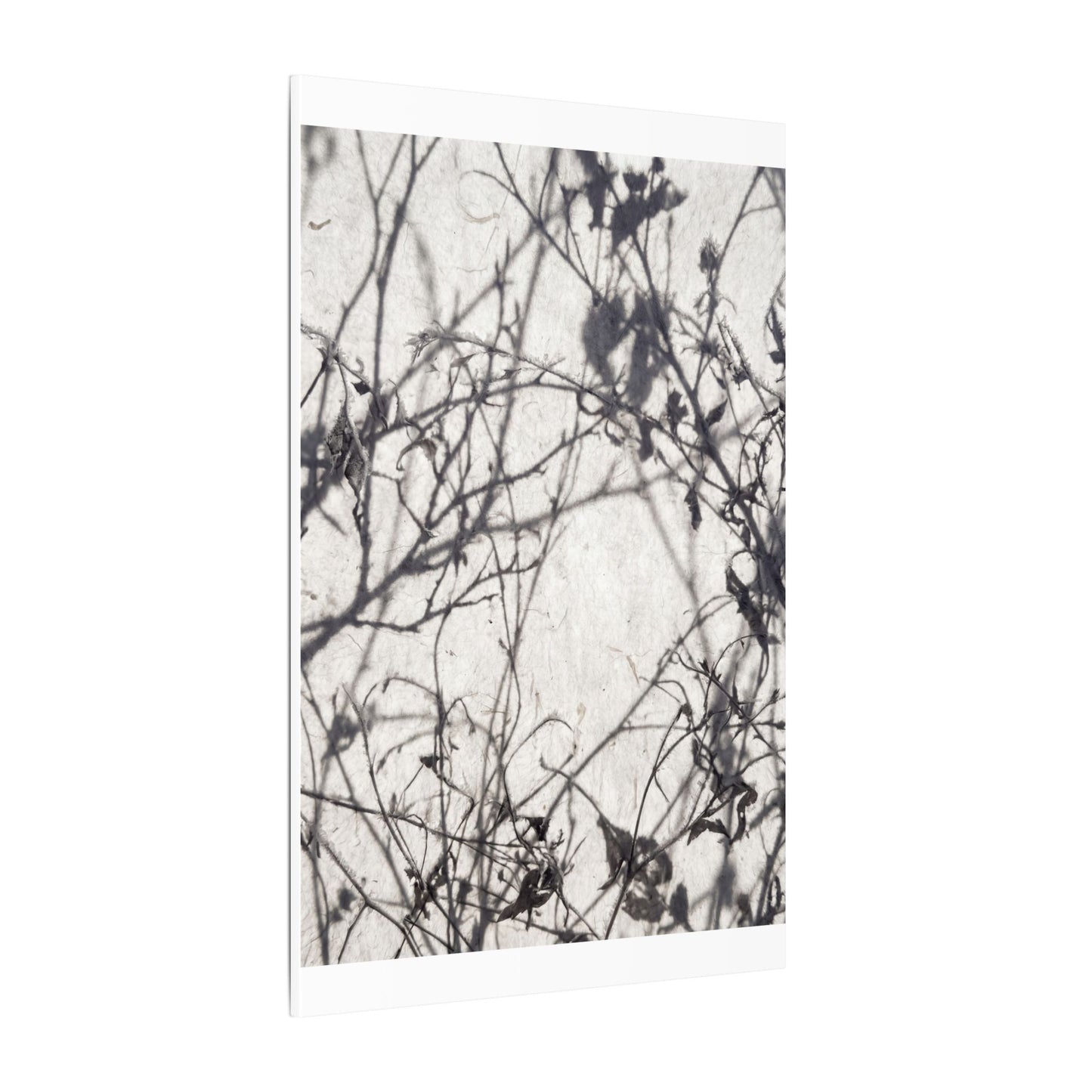 Winter Shadow Play Japanese Pattern Canvas Art | Elegant Decor