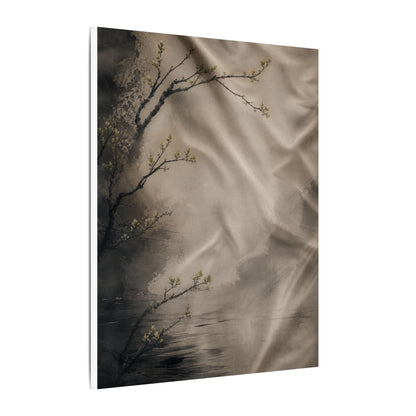 Silk Drape Canvas Art | Spring Japandi Japanese Pattern Art