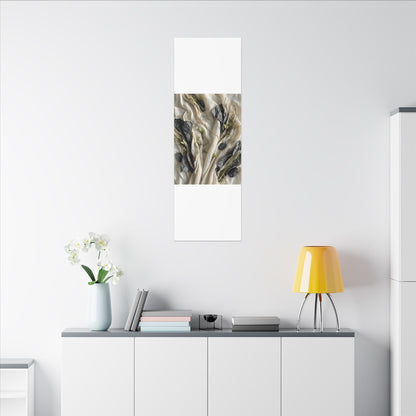 Spring Silk Drape Texture Canvas Art | Warm Decor