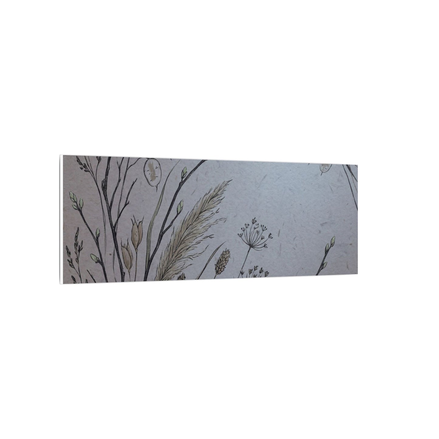 Spring Dried Flowers Japanese Pattern Canvas Art | Cozy Decor
