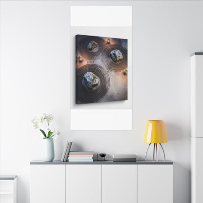 Candlelight Rock Garden Canvas Art - Japandi Ma