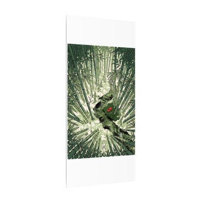 Peaceful Bamboo Grove Canvas Art - Ukiyo E Inspired Zen