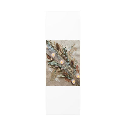 Candlelight Dried Flowers Canvas Art - Japandi Kanso