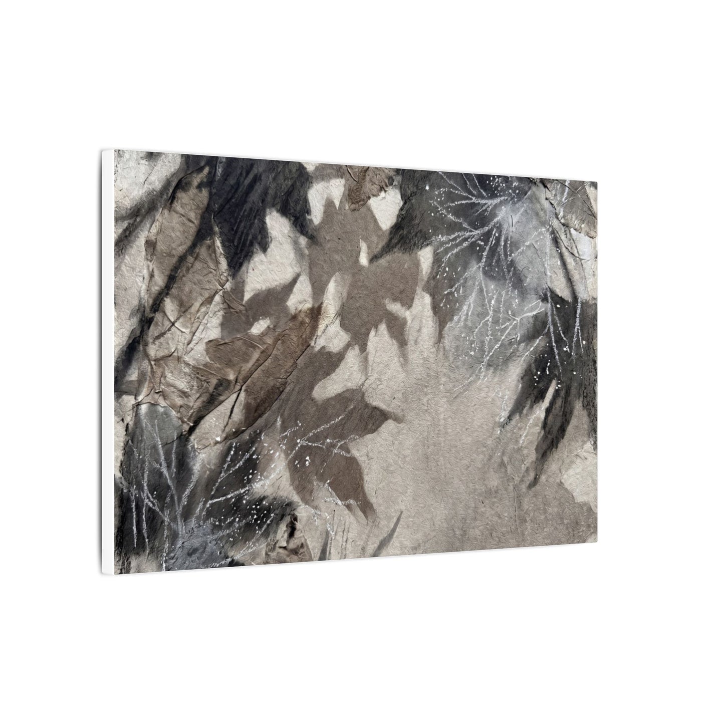 Shadow Play Texture Canvas Art | Cozy Japandi Art