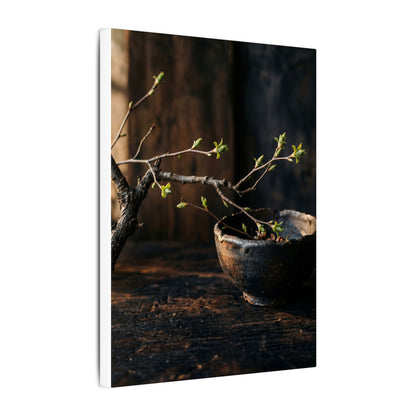 Spring Ceramic Bowl Moody Minimal Canvas Art | Atmospheric Decor