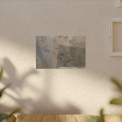 Neutral Shadow Play Canvas Art - Texture Japandi