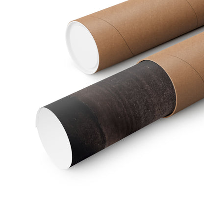 Ma Shadow Play Wall Art Print - Dark Japandi Moody Minimal
