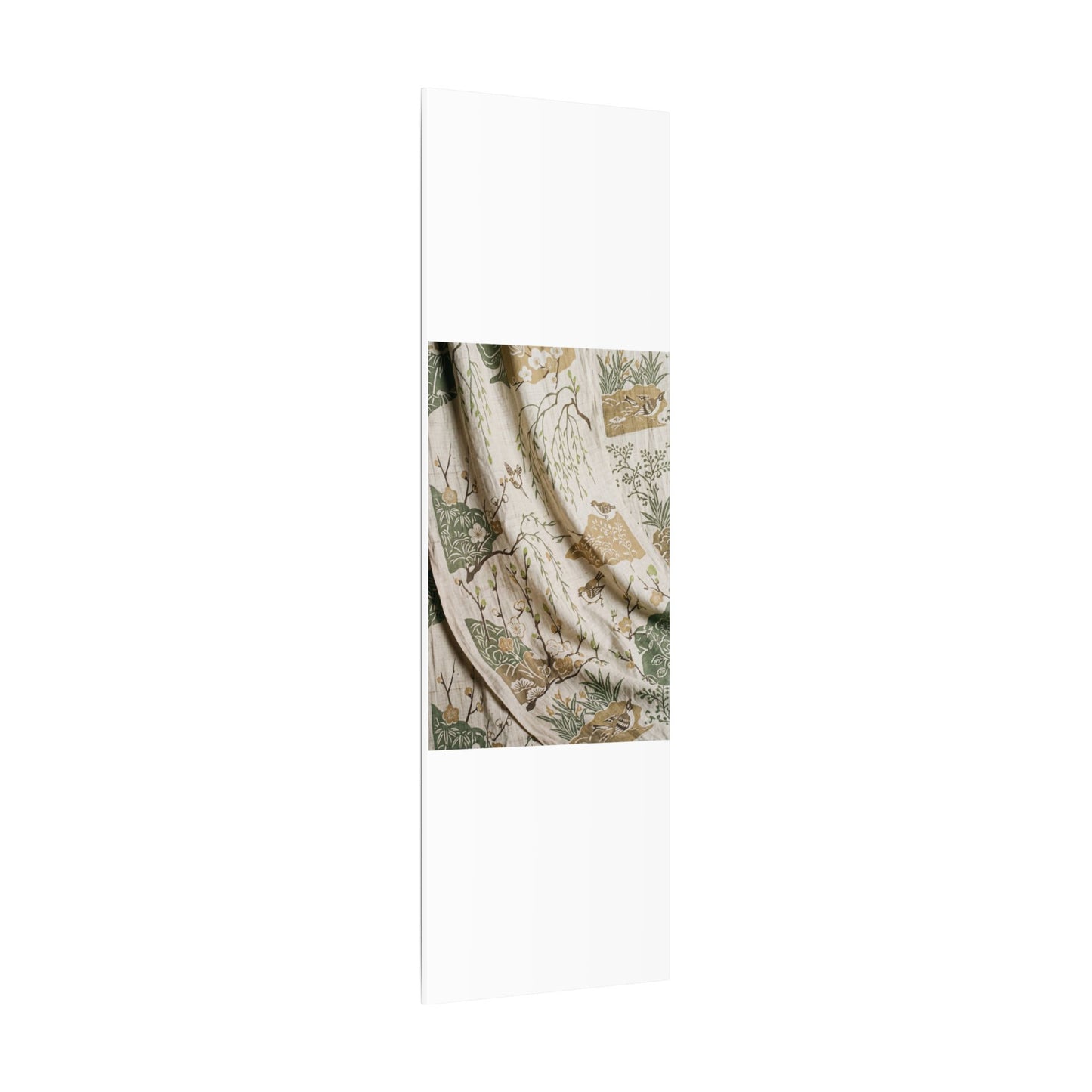 Silk Drape Canvas Art | Spring Japandi Japanese Pattern Art