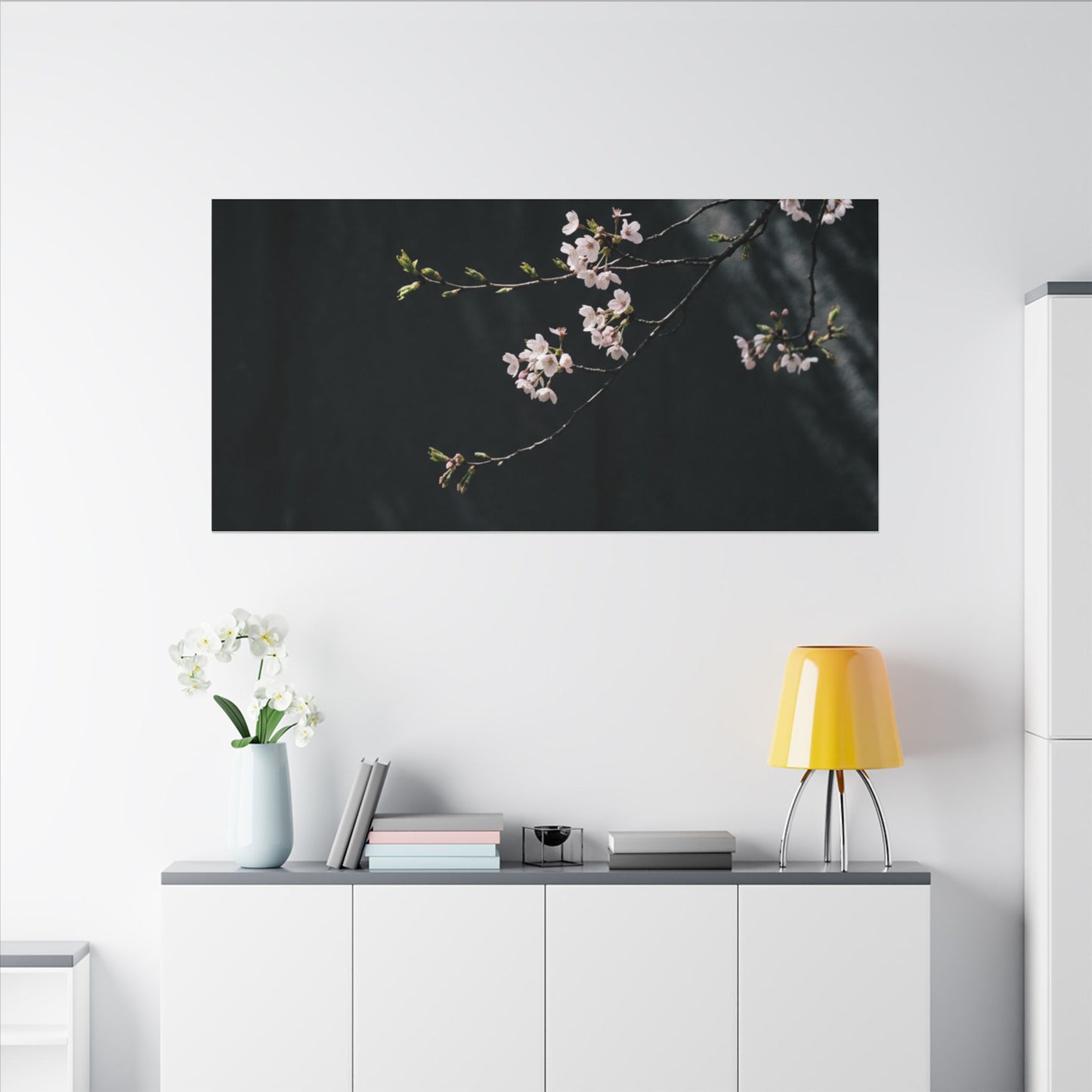 Winter Shoji Screen Texture Canvas Art | Cozy Decor