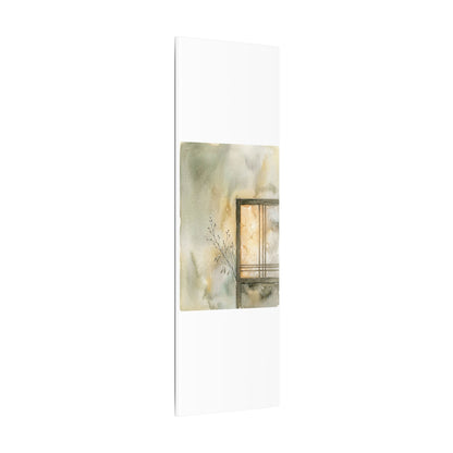 Ma Shoji Screen Canvas Art - Japandi Watercolor