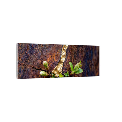 Overcast Rust Patina Canvas Art - Kintsugi Datsuzoku