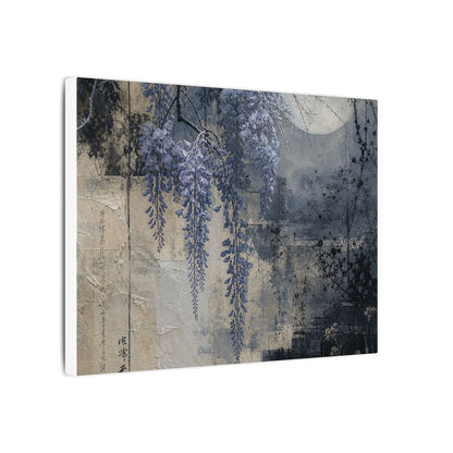 Winter Wisteria Texture Canvas Art | Elegant Decor