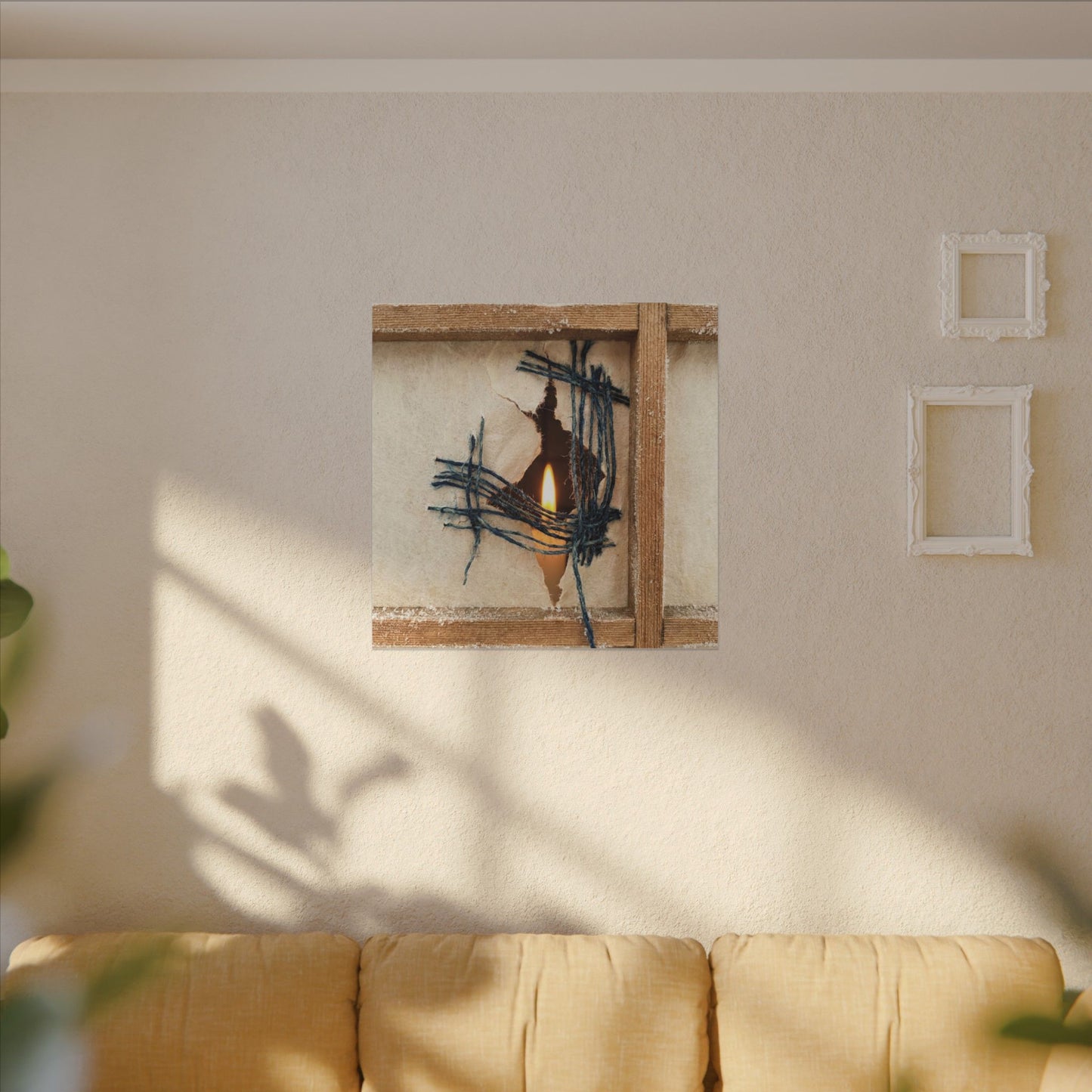 Winter Shoji Screen Broken Beauty Canvas Art | Resilient Decor