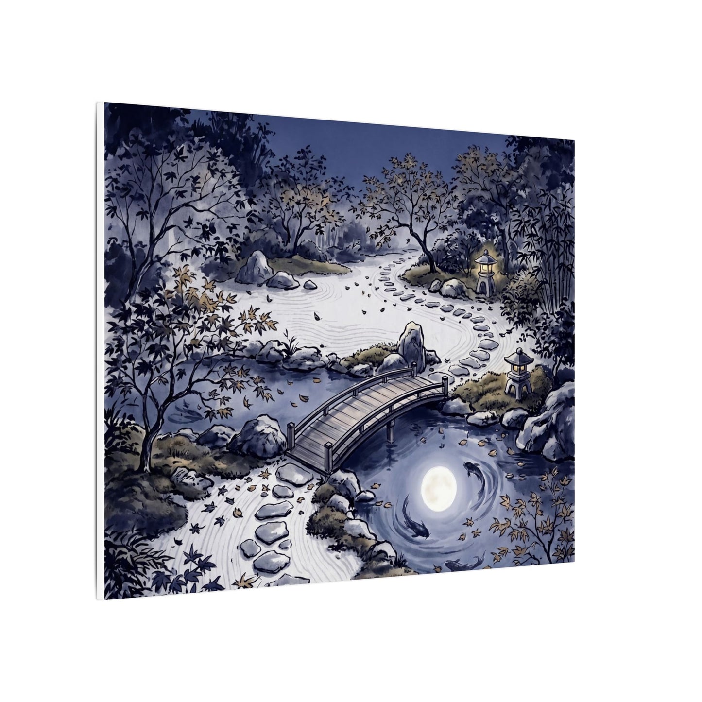 Torii Gate Enso Canvas Art | Contemplative Zen Art