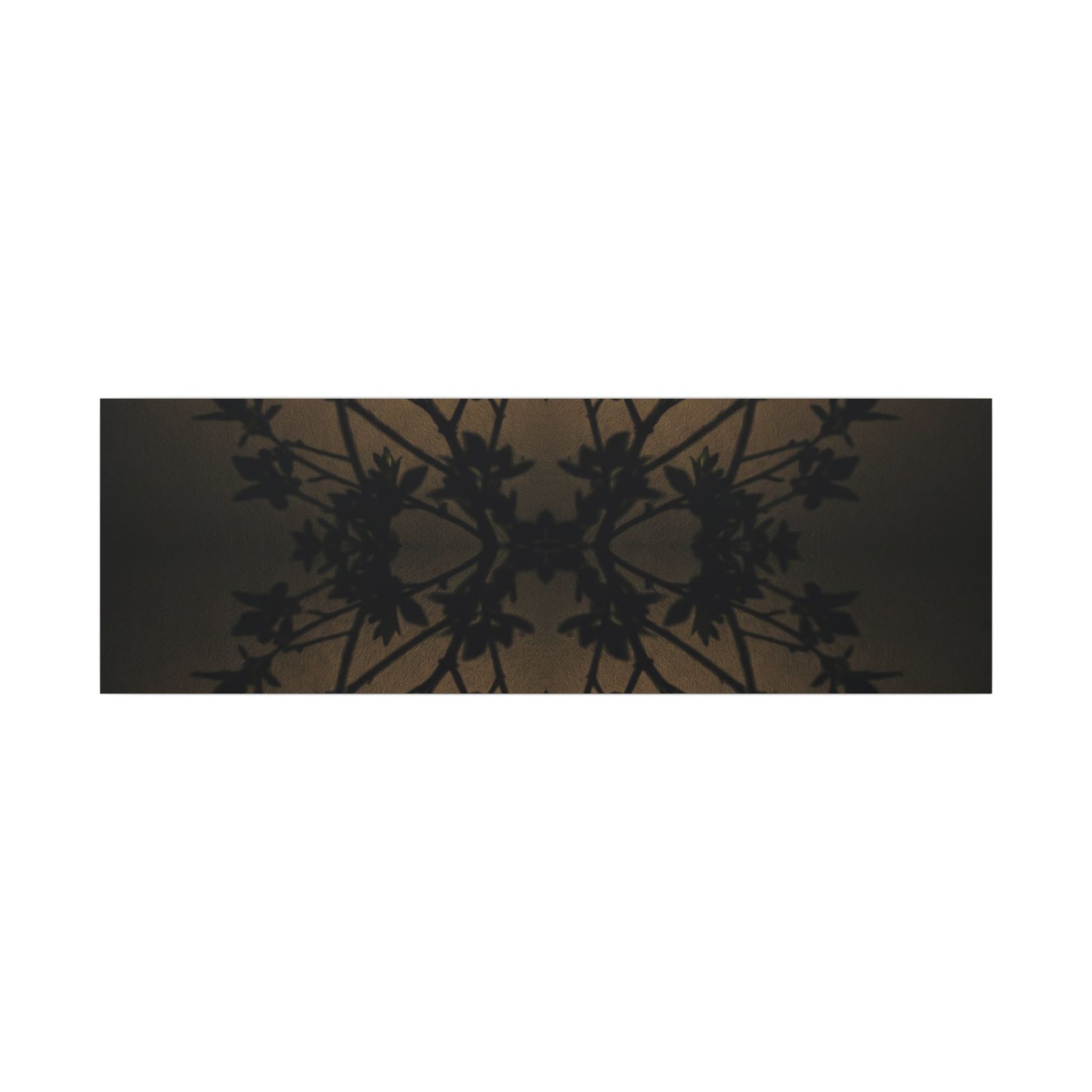 Golden Hour Shadow Play Canvas Art - Dark Japandi Seijaku