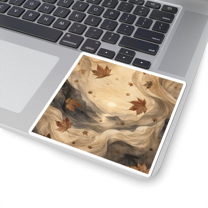 Japandi Silk Drape in Dawn | Watercolor Sticker