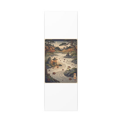 Rock Garden Autumn Canvas Art | Zen Serene Design