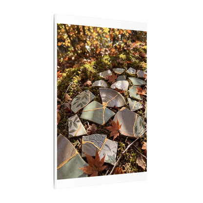 Broken Pottery Japanese Pattern Canvas Art | Elegant Japandi Art