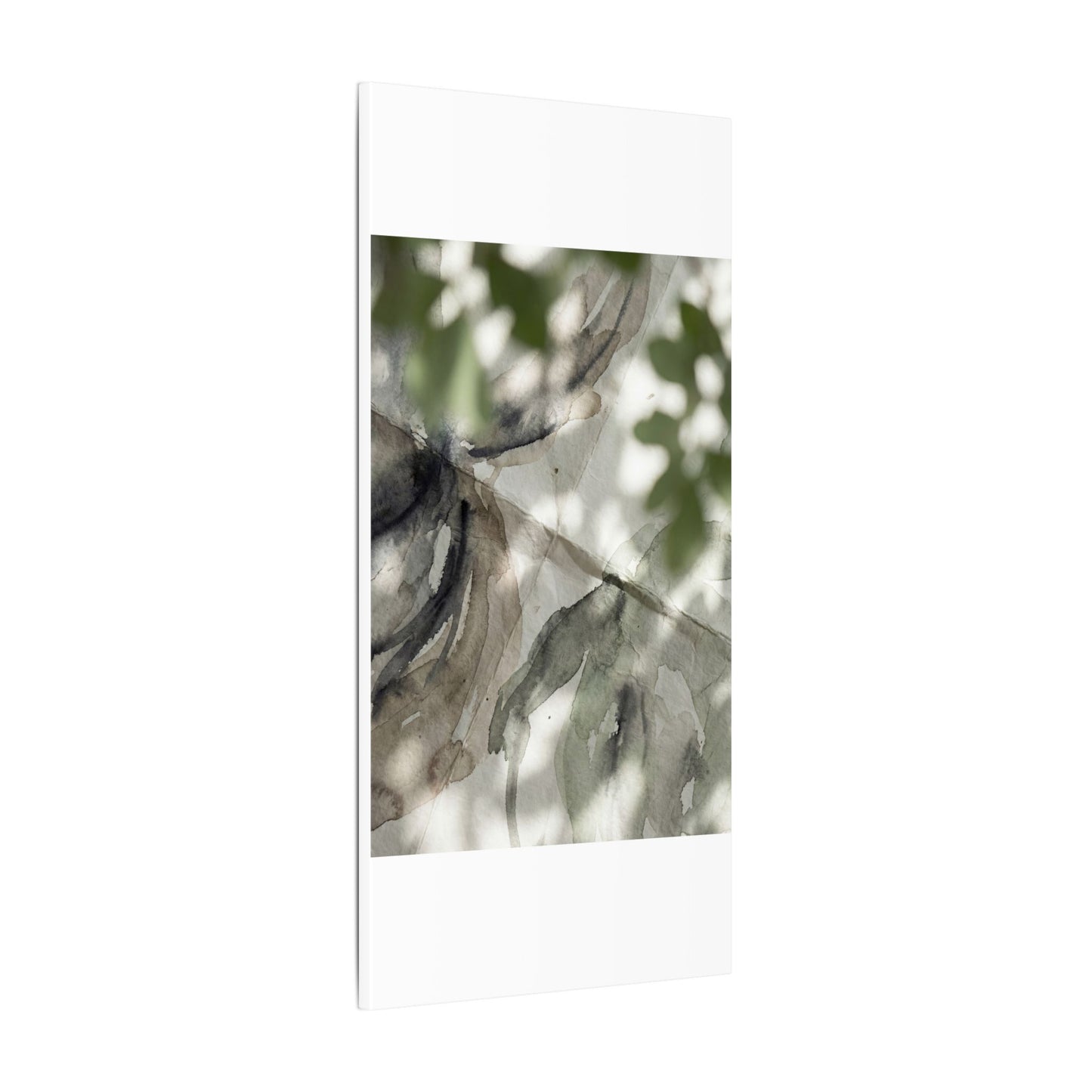 Spring Paper Fold Watercolor Canvas Art | Warm Decor