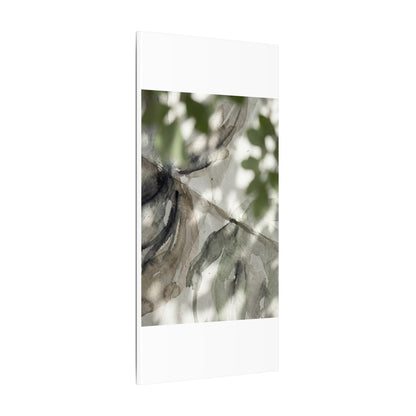 Spring Paper Fold Watercolor Canvas Art | Warm Decor