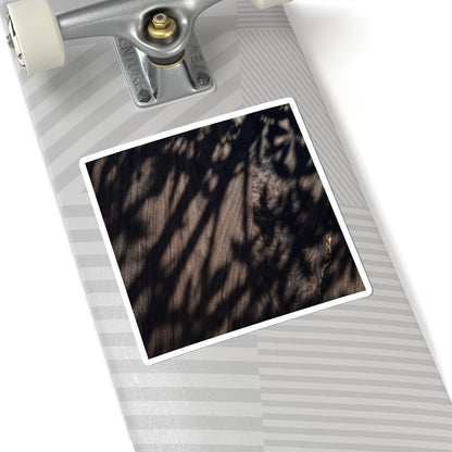Dark Japandi Shadow Play in Dappled | Shadow Zen Sticker