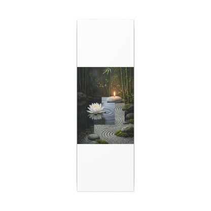 Candlelight Lotus Flower Canvas Art - Zen Kanso