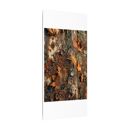 Rust Patina Canvas Art | Autumn Japandi Texture Art