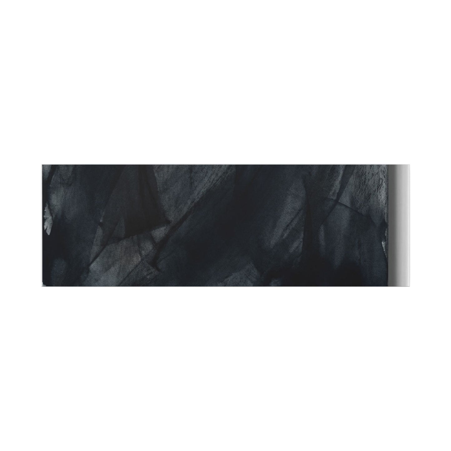 Deep Tones Dark Japandi Charcoal Canvas Art