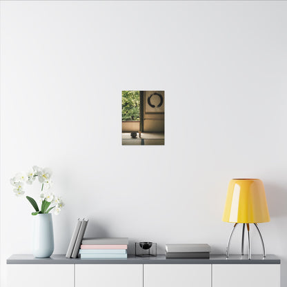 Tea Ceremony Enso Canvas Art | Serene Zen Art
