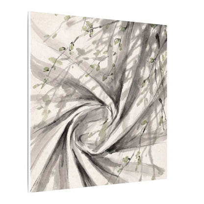 Silk Drape Spring Canvas Art | Zen Contemplative Design