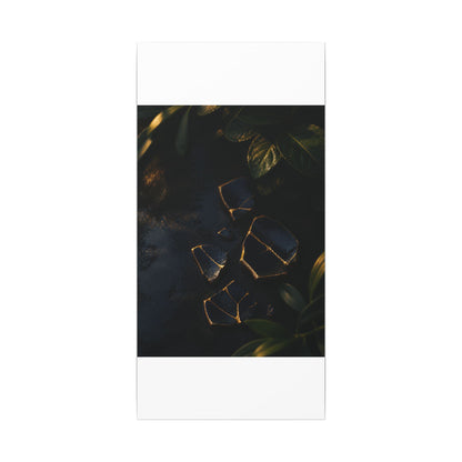Summer Broken Pottery Moody Minimal Canvas Art | Atmospheric Decor