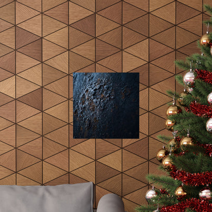 Rust Patina Wall Art Print | Winter Dark Japandi Shadow Zen Art