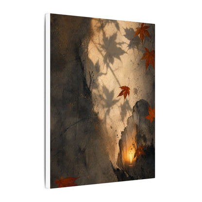 Shadow Play Texture Canvas Art | Neutral Japandi Art