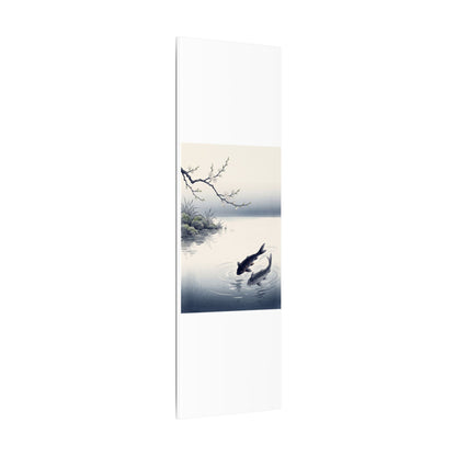 Ma Koi Pond Canvas Art - Zen Ukiyo E Inspired
