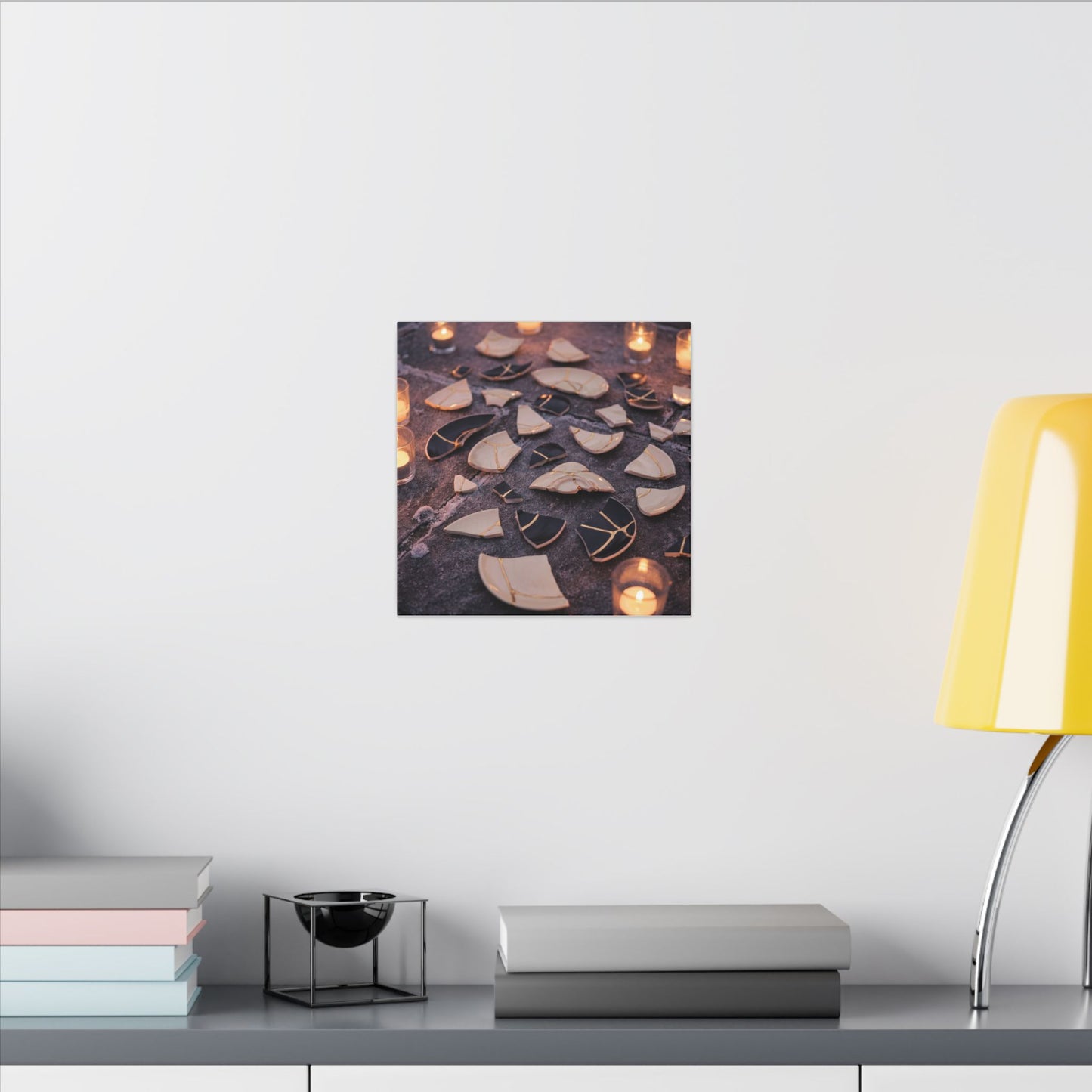 Winter Broken Pottery Broken Beauty Canvas Art | Beautiful Decor