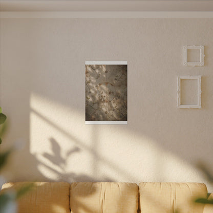 Japandi Rust Patina in Dappled | Japanese Pattern Canvas Art