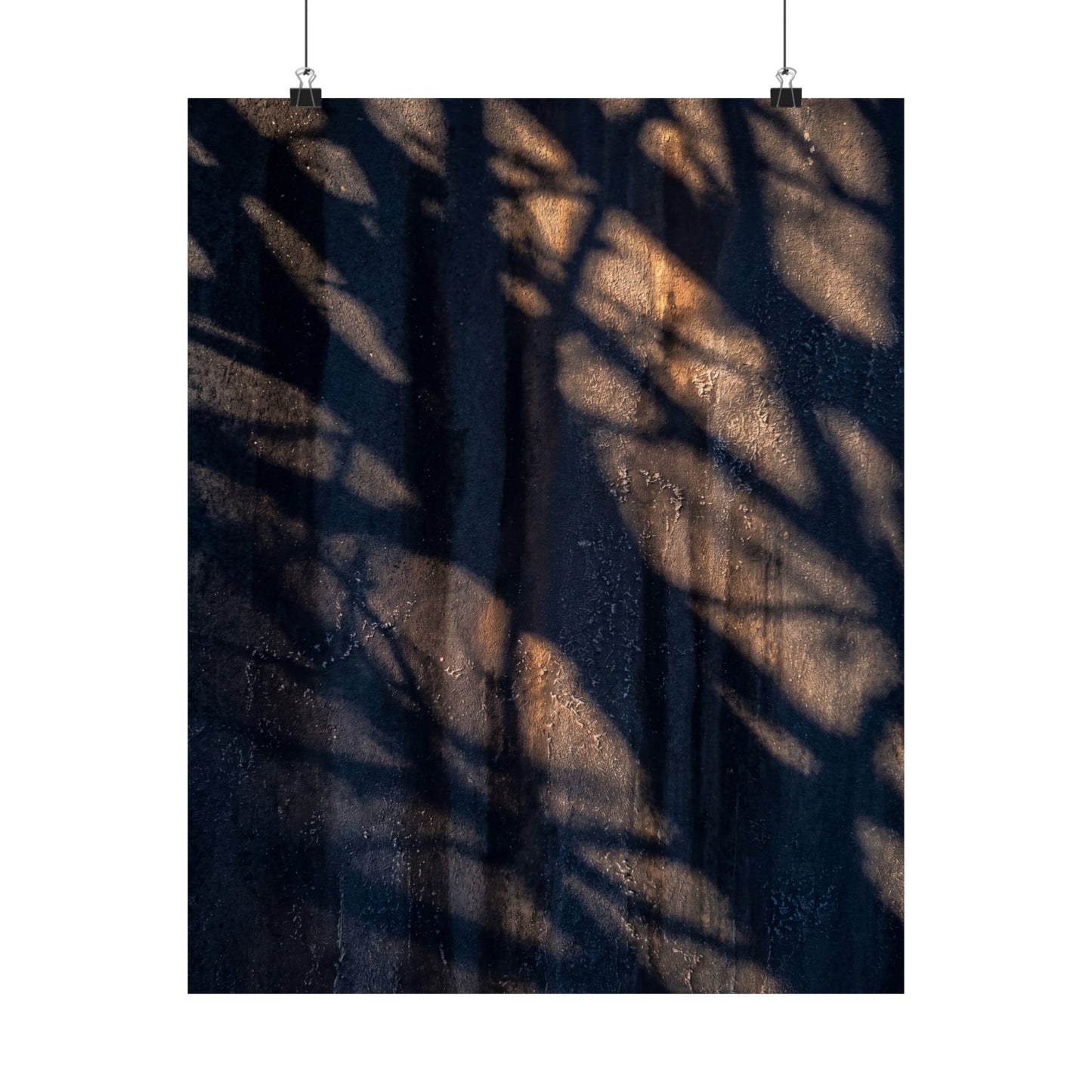 Shadow Play Shadow Zen Wall Art Print | Sophisticated Dark Japandi Art Art Print