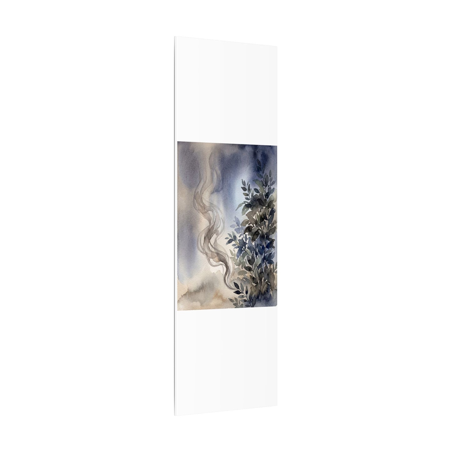 Incense Smoke Summer Canvas Art | Japandi Cozy Design