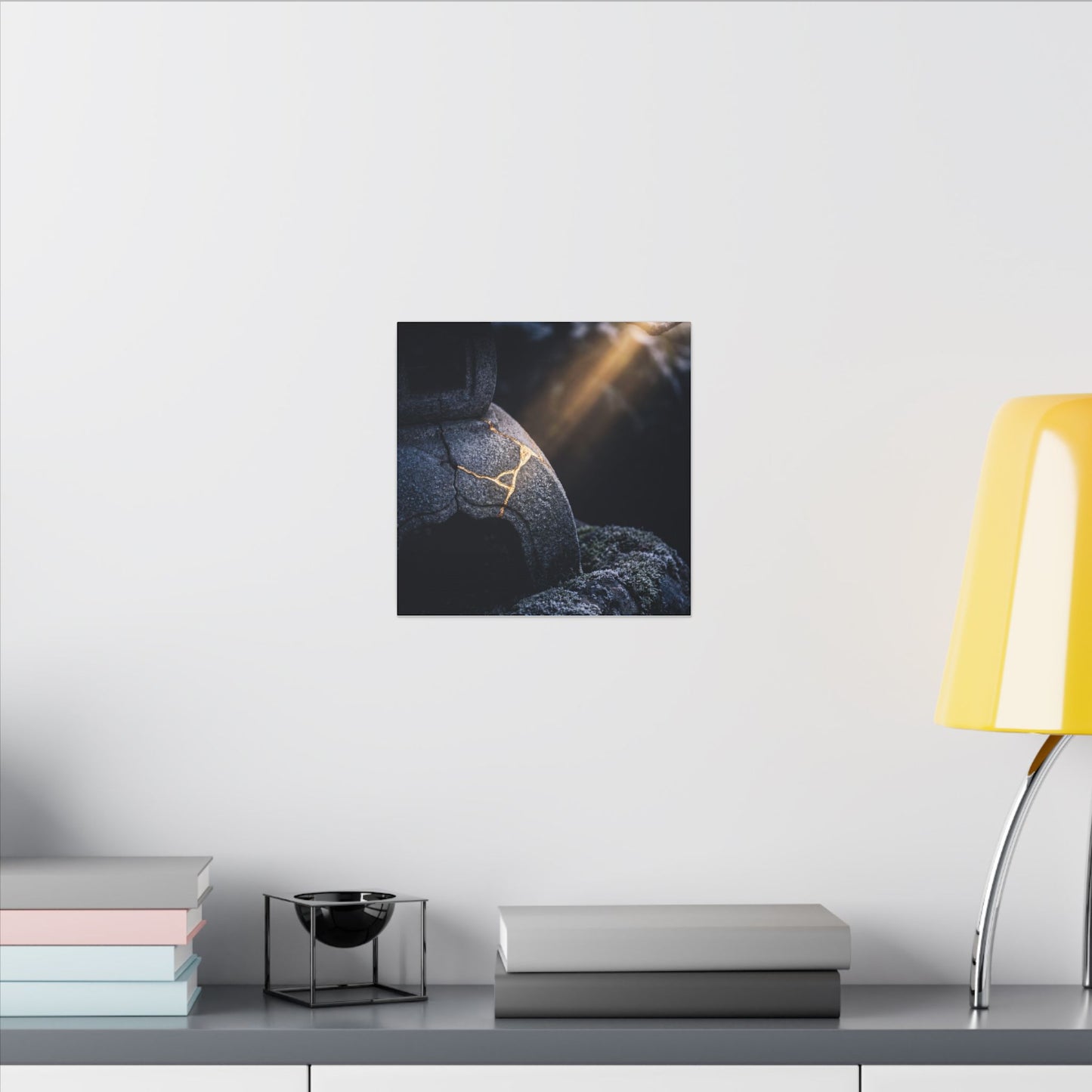 Ma Moonlit Garden Canvas Art - Kintsugi Broken Beauty