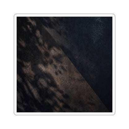 Shadow Play Moody Minimal Sticker | Luxurious Dark Japandi Art