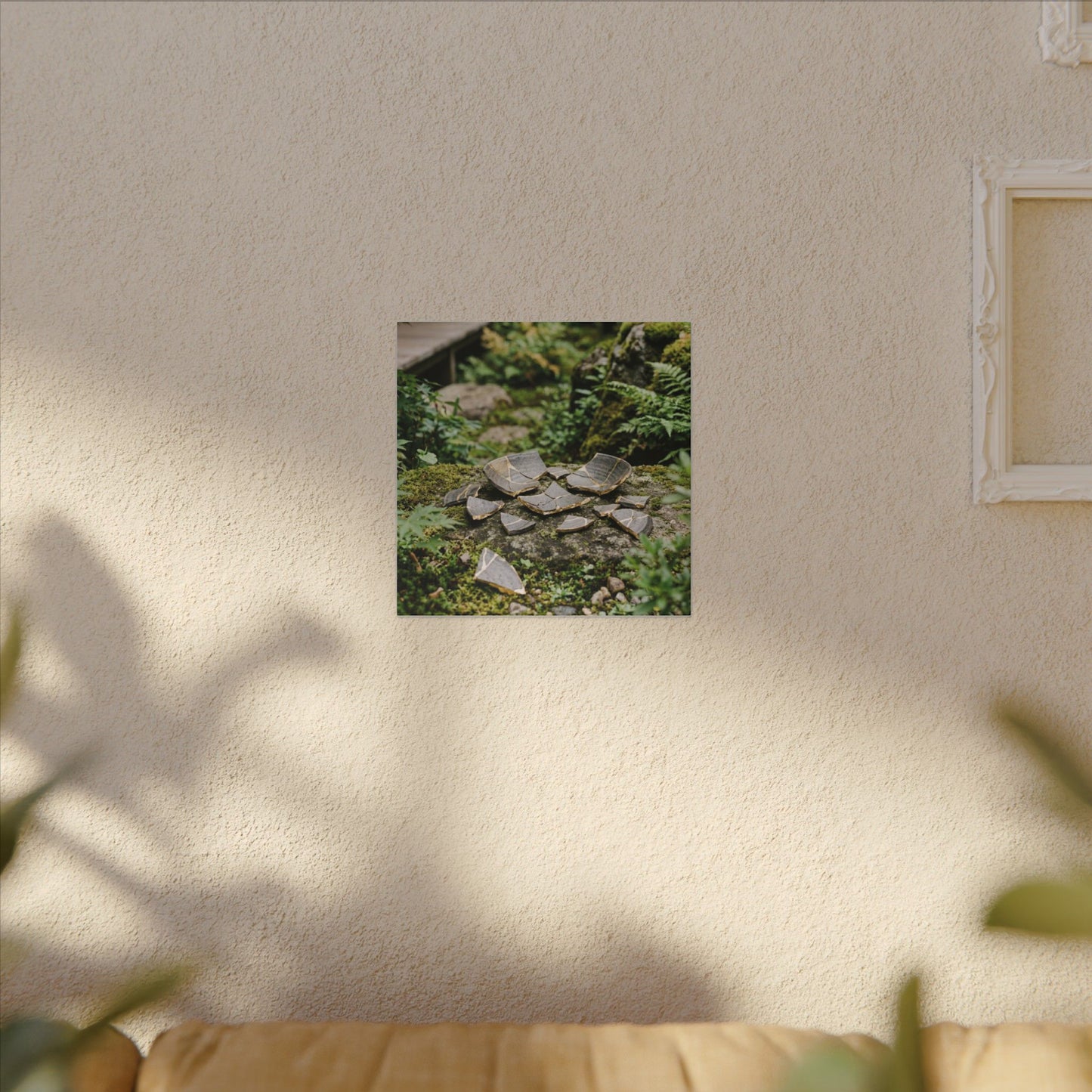 Summer Broken Pottery Gold Repair Canvas Art | Resilient Decor