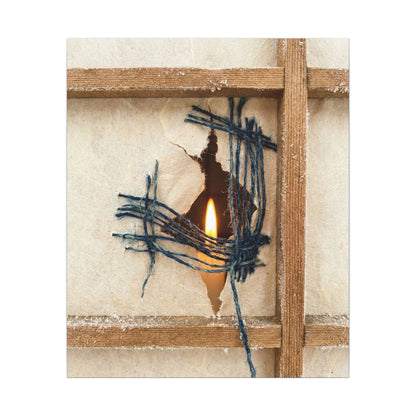 Winter Shoji Screen Broken Beauty Canvas Art | Resilient Decor