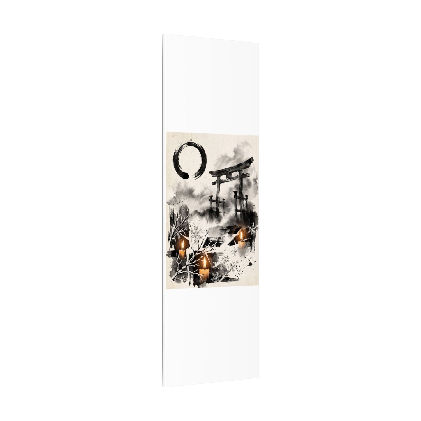 Candlelight Torii Gate Canvas Art - Zen Datsuzoku
