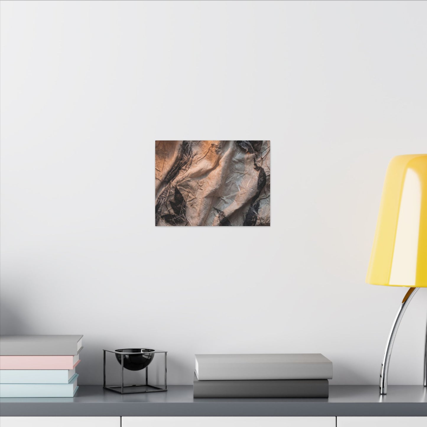 Candlelight Silk Drape Canvas Art - Japandi Mono No Aware