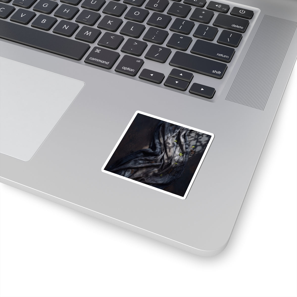 Silk Drape Spring Sticker | Dark Japandi Bold Design