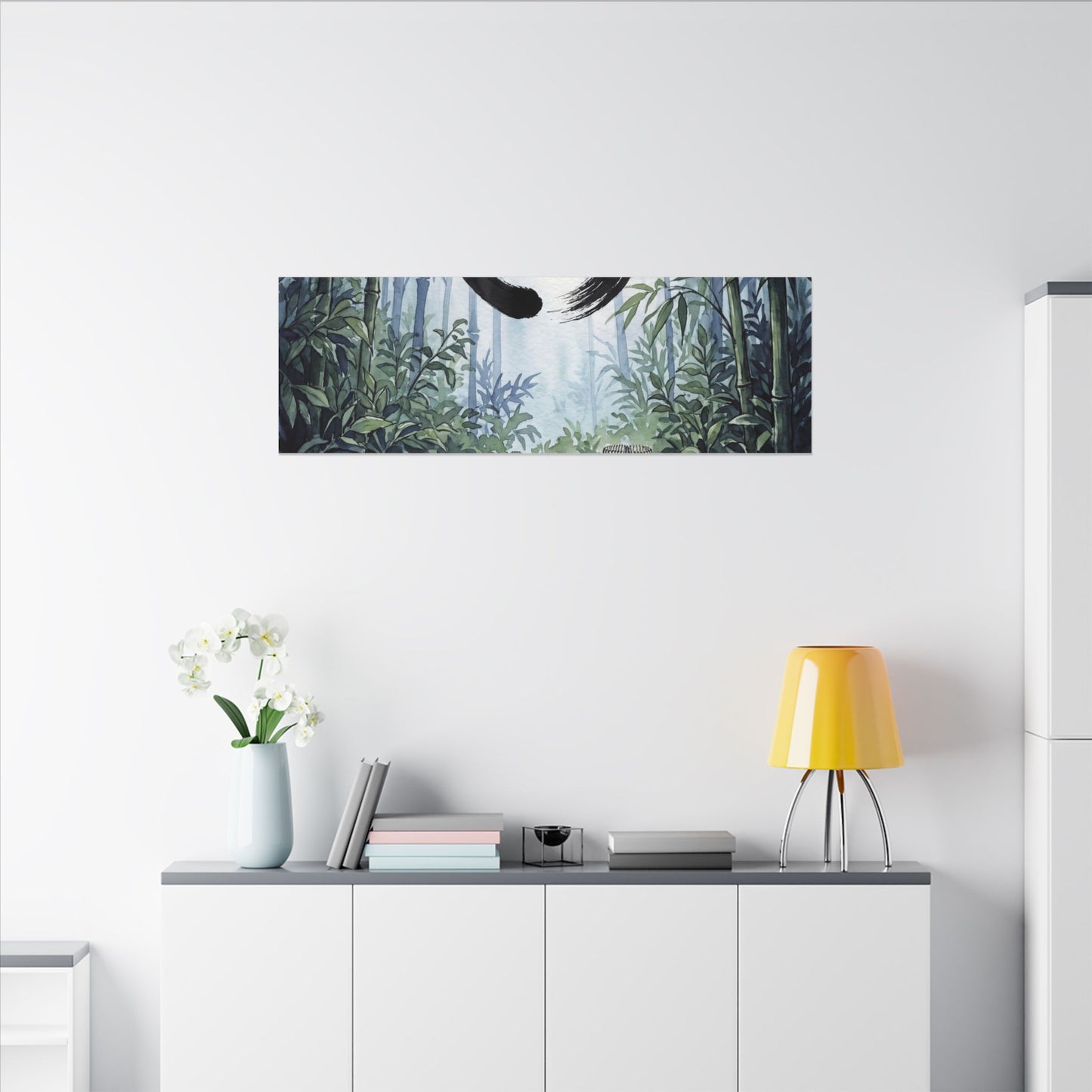 Seijaku Tea Ceremony Canvas Art - Zen Enso