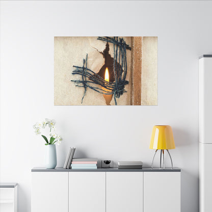 Winter Shoji Screen Broken Beauty Canvas Art | Resilient Decor