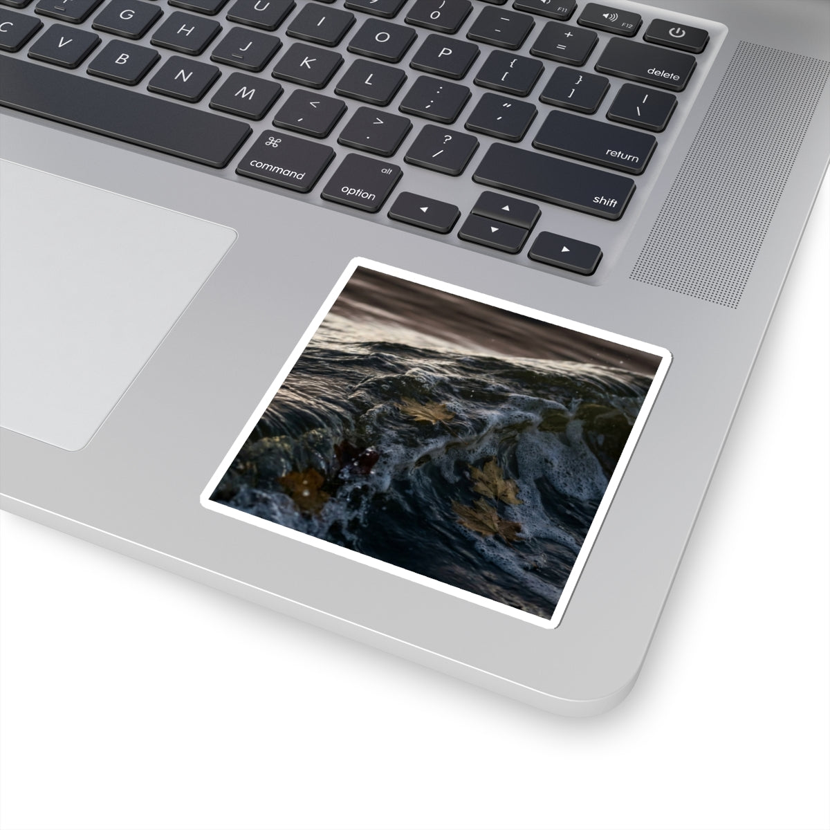 Ocean Wave Sticker | Autumn Dark Japandi Moody Minimal Art